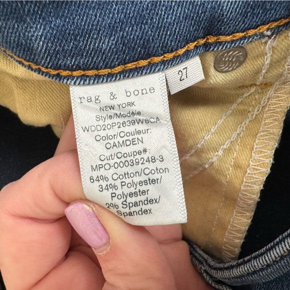 Rag & Bone Jeans Camden Fig - Picture 6 of 7